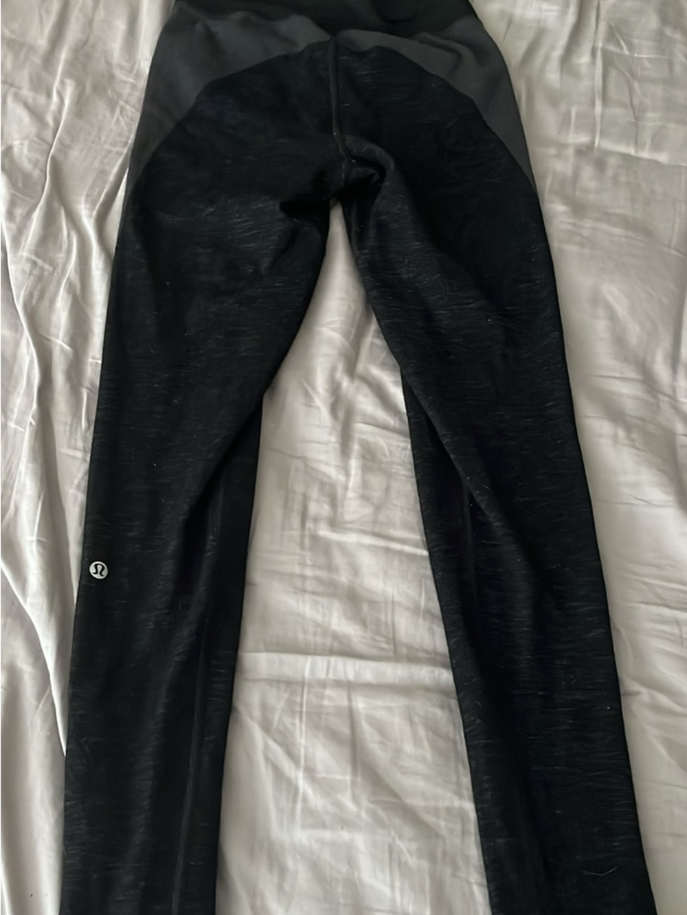 lululemon athletica Dark Charcoal Seam-Panel Leggings